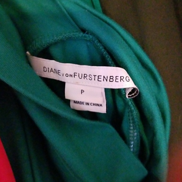 Diane von Furstenberg green bentley dress - Picture 3 of 6